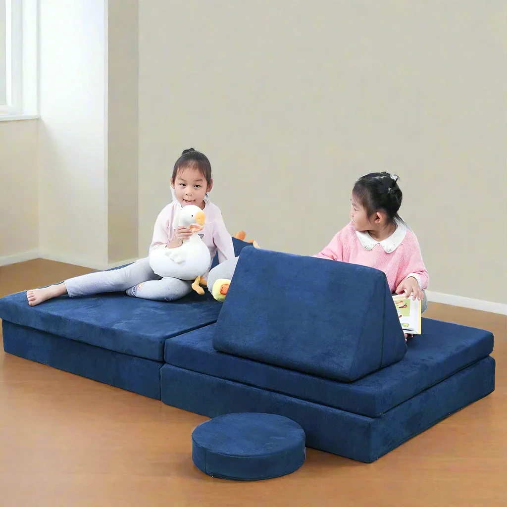 Modular Foam Foldable Couch Play Mattress Sofa - Image 1