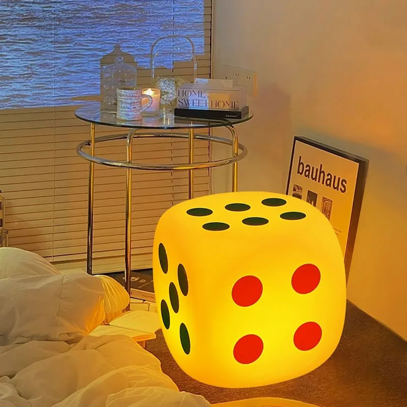 Huge Dice Bedside Atmosphere Floor Table Lamp - Image 1