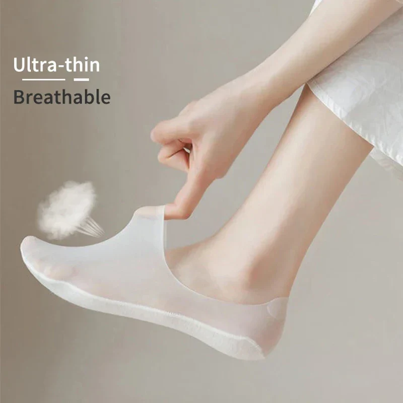 Invisible Breathable Mesh Anti-Slip Socks - Image 3