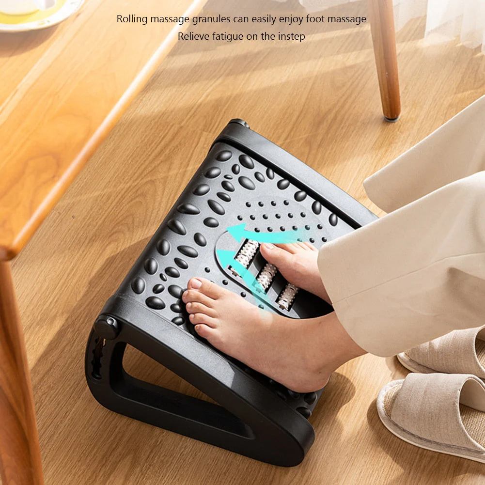 Ergonomic Home Office Foot Rest Massager - Image 2