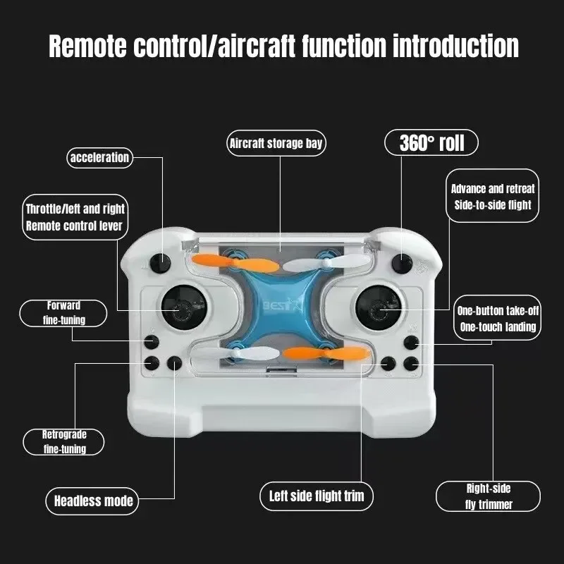 Ultra-Portable Mini Quadcopter Drone - Image 3
