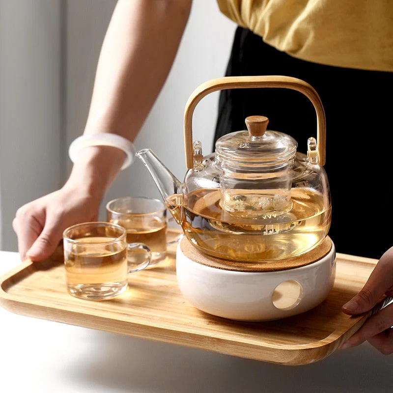 Meditative Eastern Style Heat Resistant Teapot - Image 3