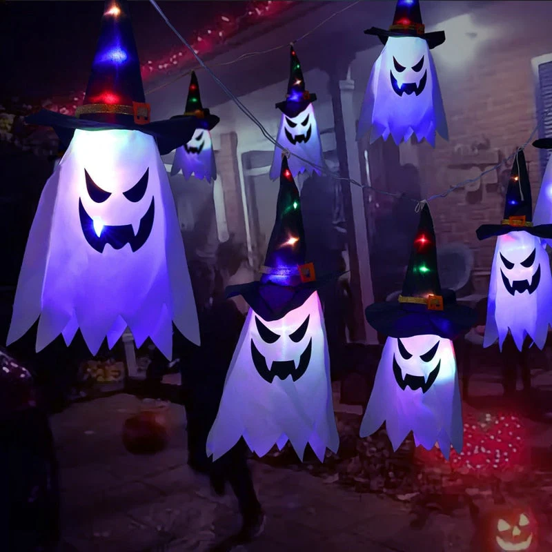 Hangable Scary Ghost Halloween Party Lamp - Image 3