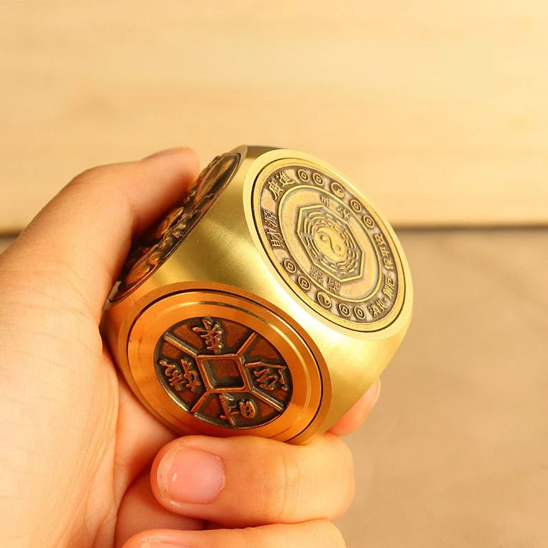 Six-Sided Magic Dice Fidget Spinner - Image 1
