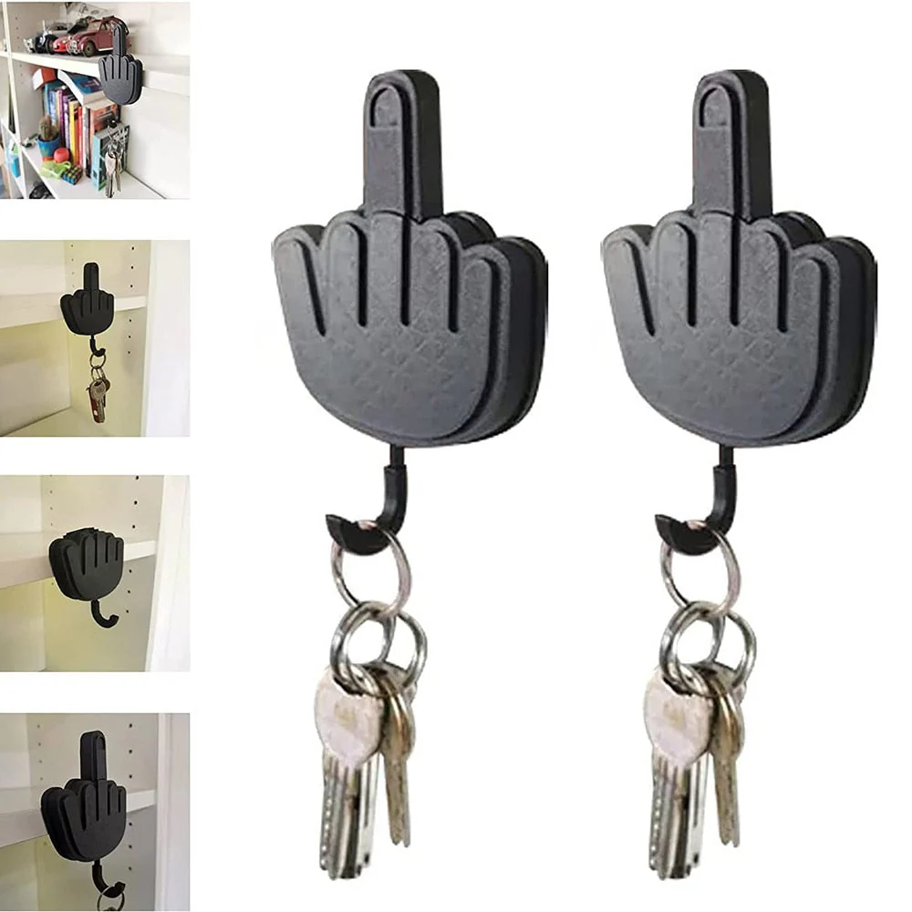 Middle Finger Wall Key Hook - Image 2