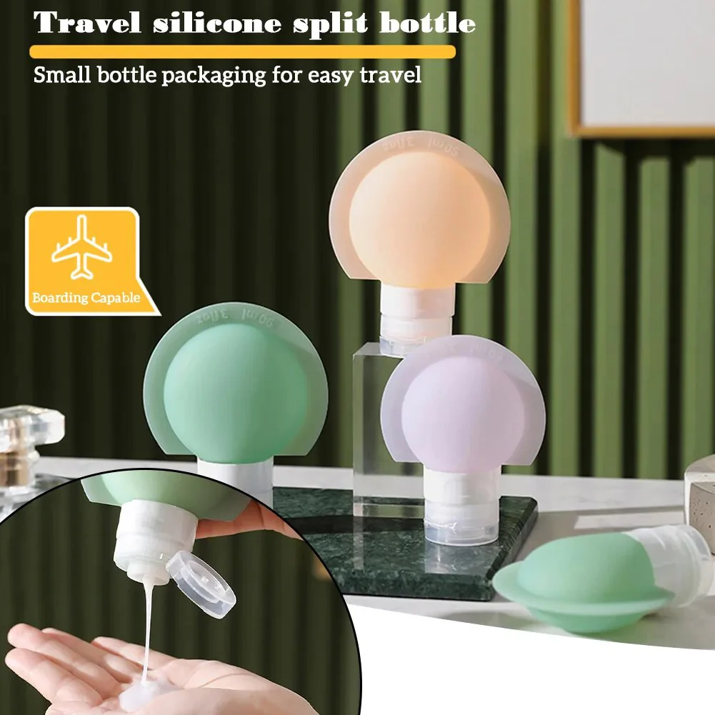 Leakproof Silicone Squeeze Bottle Travel Liquid Dispenser - Image 2
