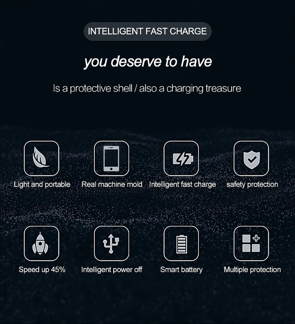 Battery Booster Smart Power Bank iPhone Case - Image 2