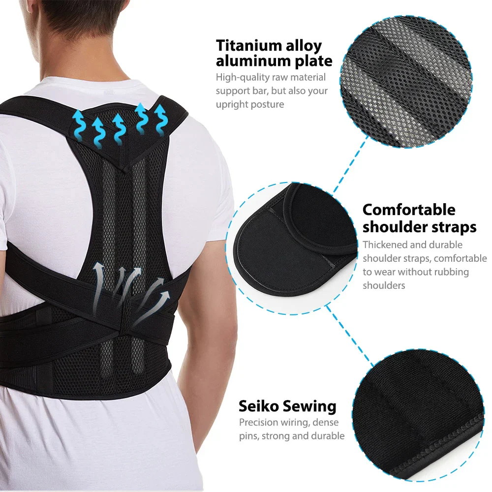 Adjustable Lumbar Support Back Posture Corrector - Image 3