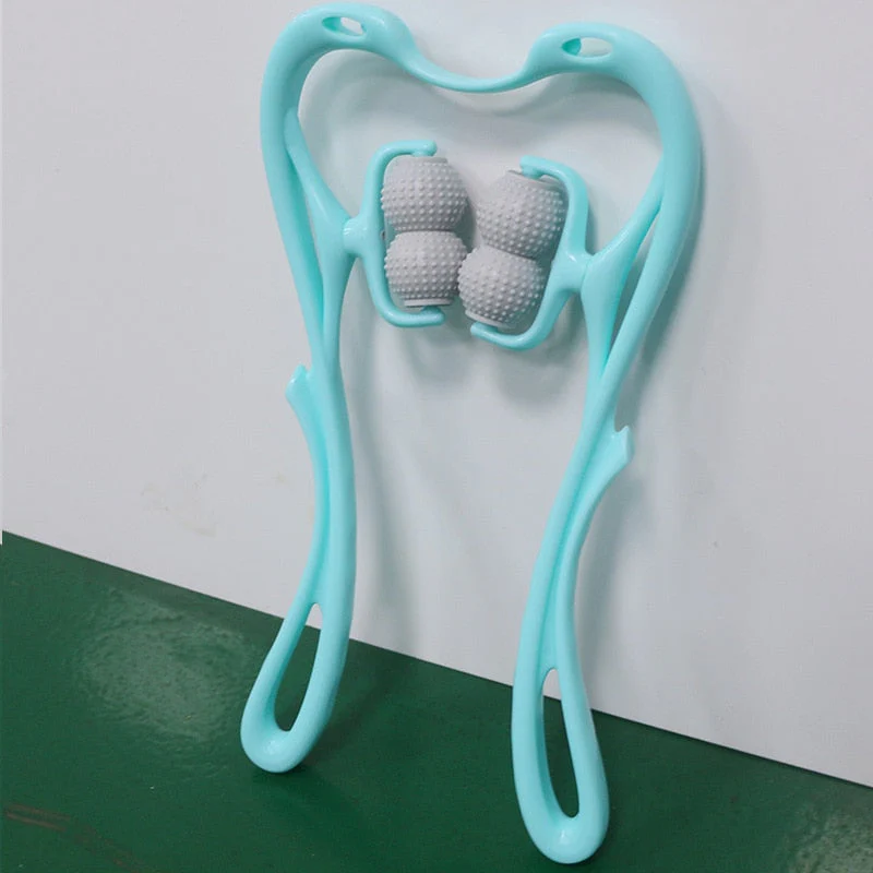 Adjustable Six-Wheel Neck Therapy Massager Roller - Image 3