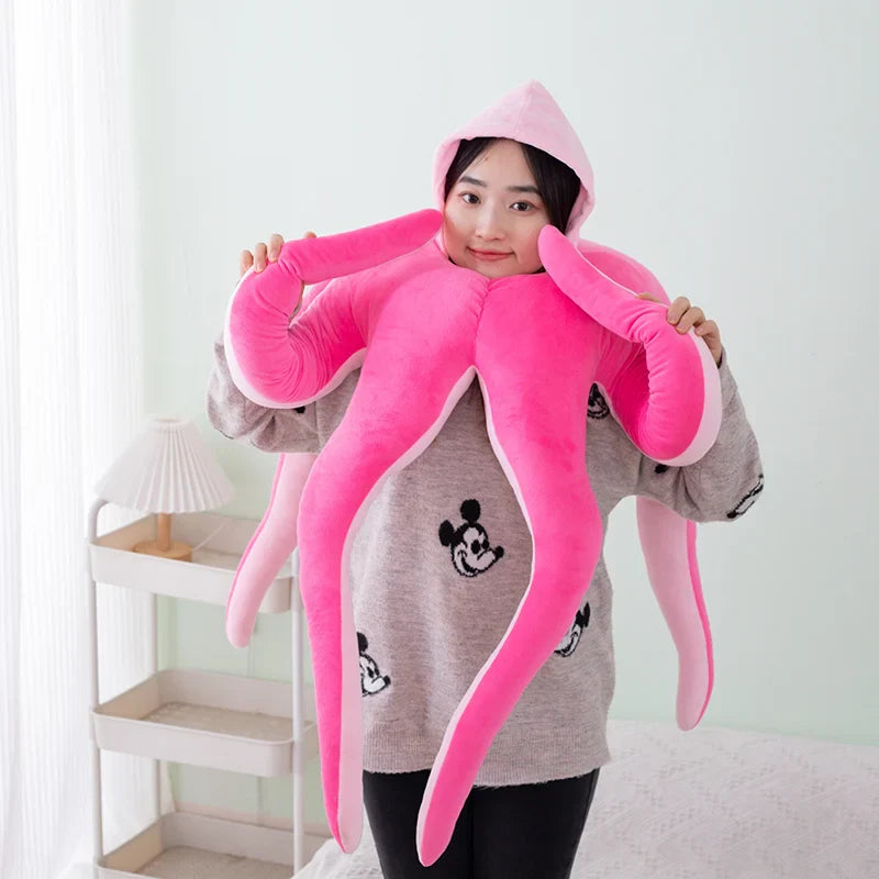 Giant Octopus Soft Tentacle Wearable Plush Toy - Image 3