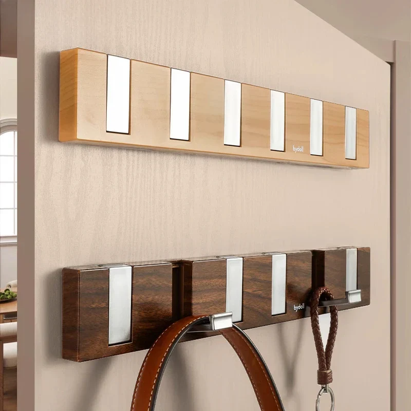 Pull & Hang Minimalist Wooden Wall Hanger - Image 2