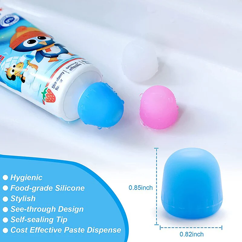 4pcs Anti-Waste Self-Closing Reusable Toothpaste Caps - Image 3