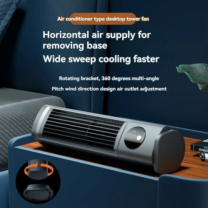Towerless Ultra Cool Air Conditioning Desktop Fan - Image 3