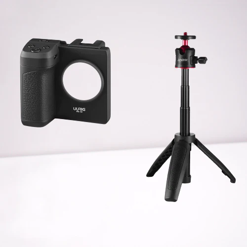 Built-in Light Universal Wireless Handle Phone Stabilizer - Image 2