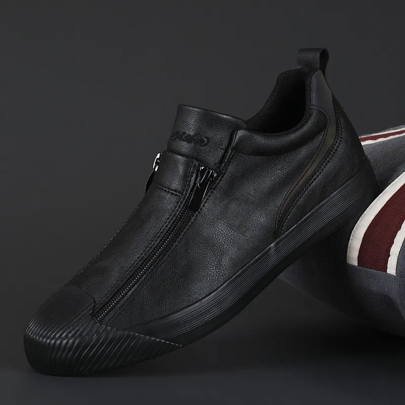 Autumn Vibe Leather Men Casual Shoes - Image 3