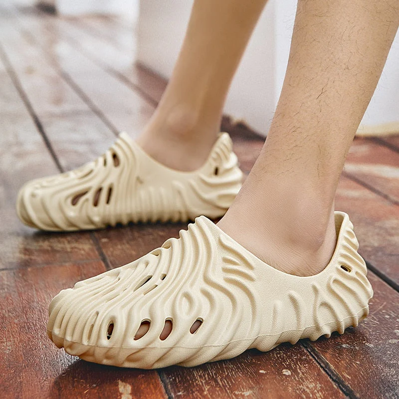Wavy Comfy Breathable Beach Slippers - Image 1