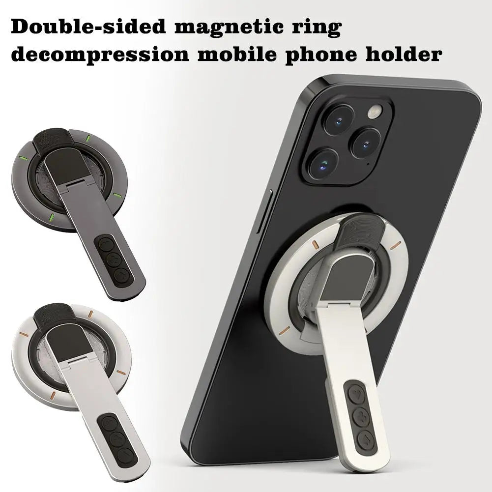 Magnetic Flip Grip Ring Phone Stand Gadget - Image 3