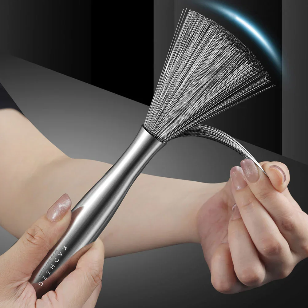 Edge Cleaner Long-Handle Pan Brush - Image 2