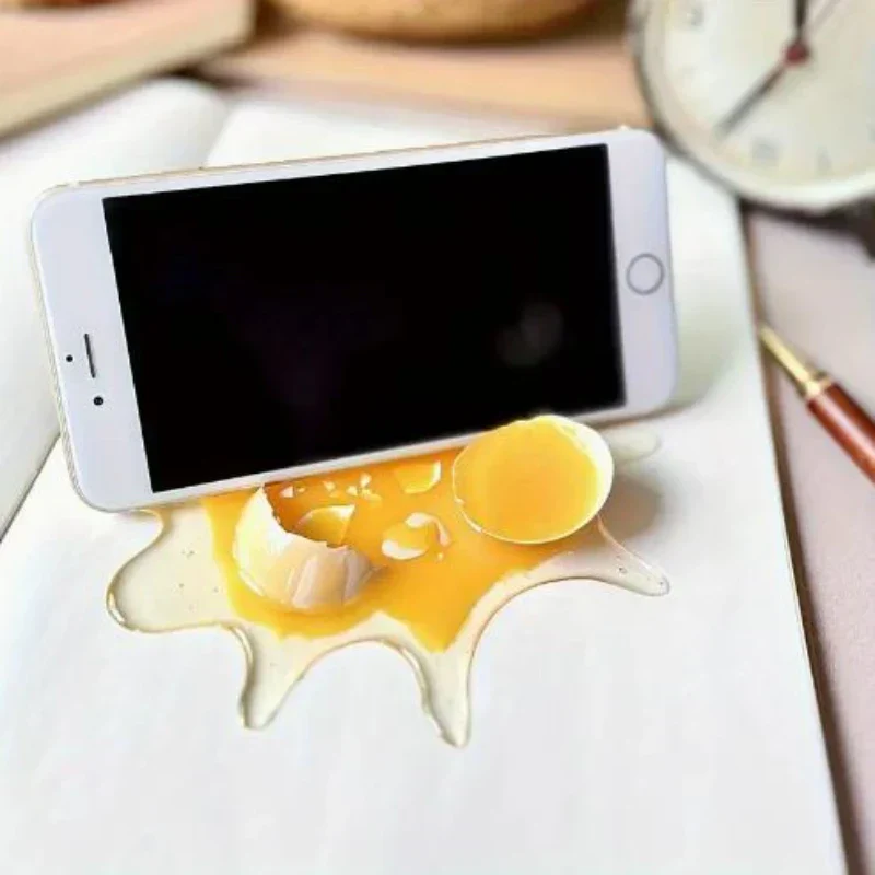 Broken Egg Yolk Universal Phone Stand - Image 3