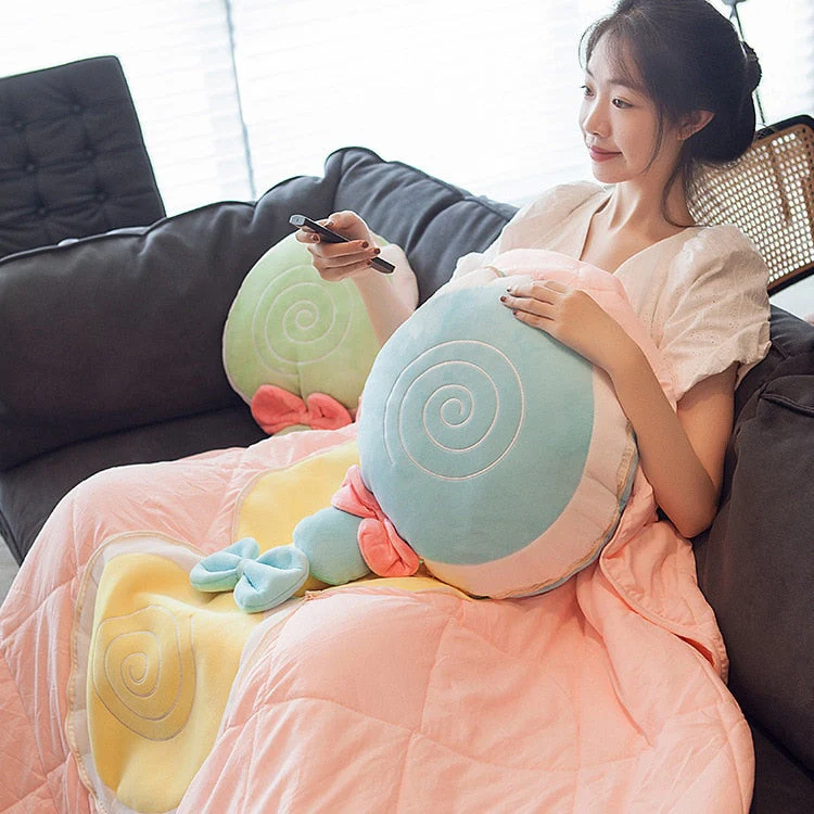 Nap Buddy Fruit Foldable Blanket Pillows - Image 2