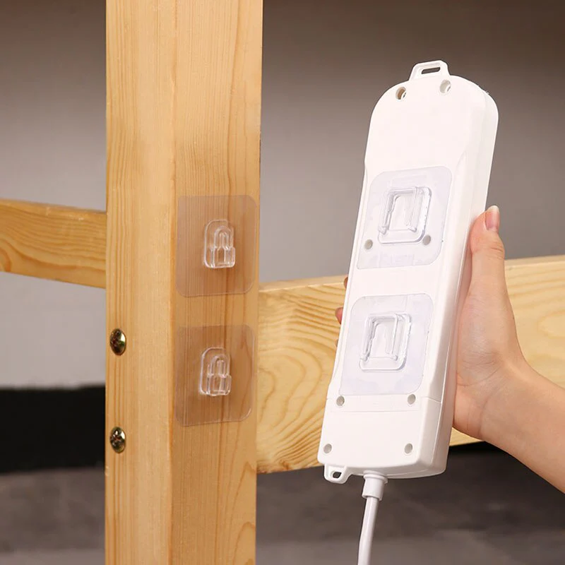 Double-Sided Adhesive Punch-Free Strong Wall Hook - Image 2