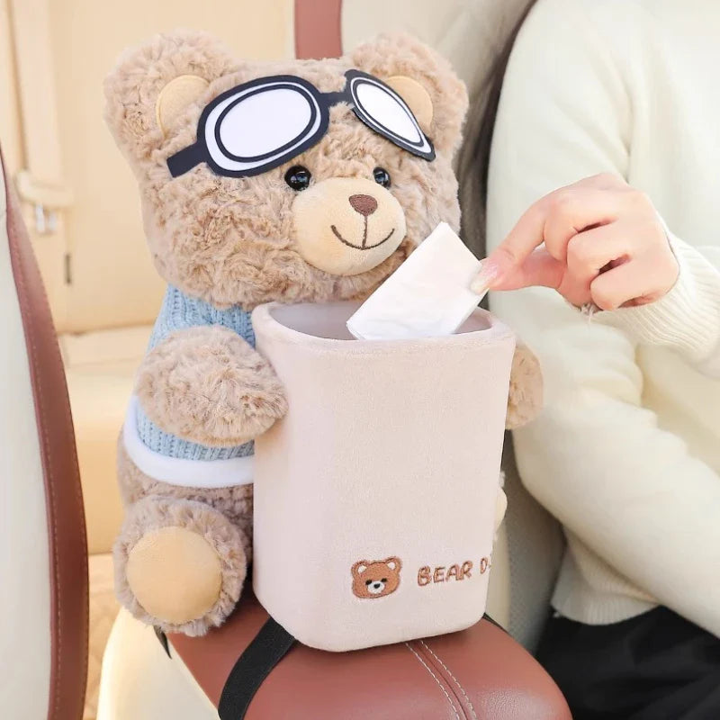 Little Buddy Bear Car Armrest Tissue Holder - Image 2