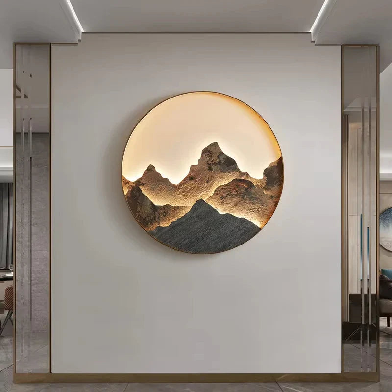 Zen-Inspired Landscape View Artsy Wall Decor - Image 2