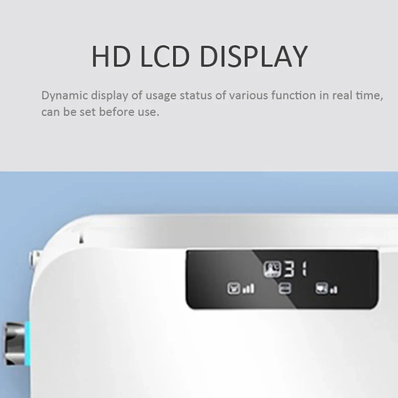Heated Smart U-Shape Electric Bidet Cover Toilet Seat - Image 3