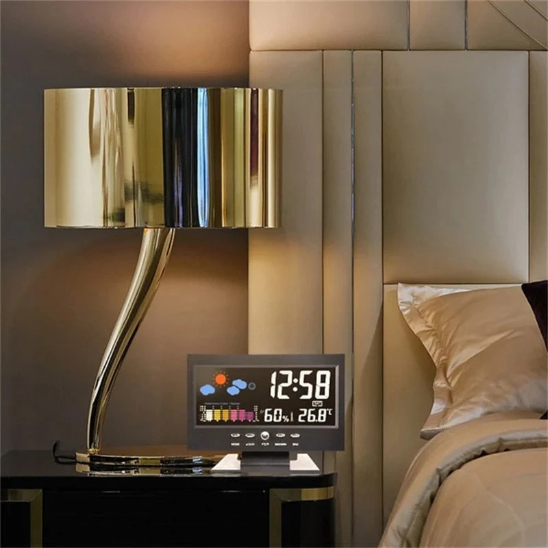 Alarm Pro LCD Weather Station Clock - Image 1