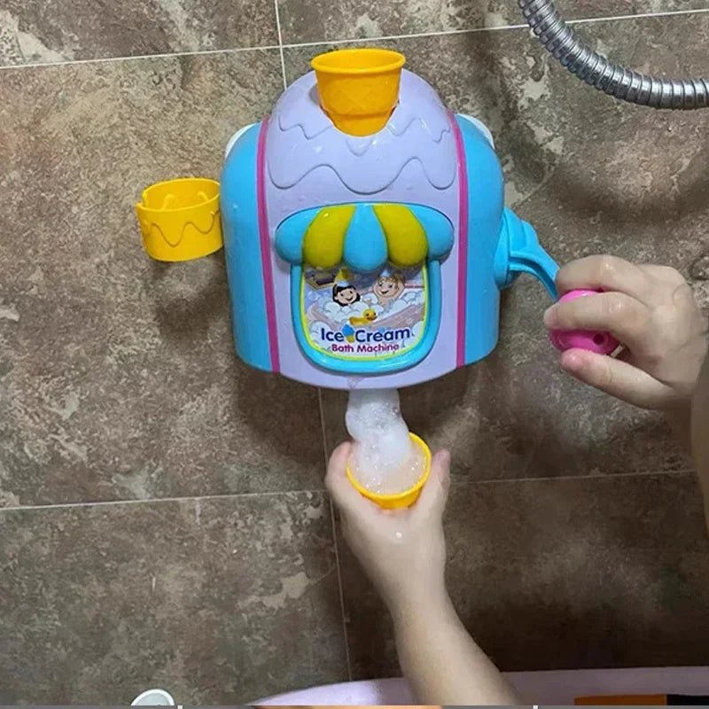 Ice Cream Bubble Foam Maker Bath Toy - Image 2