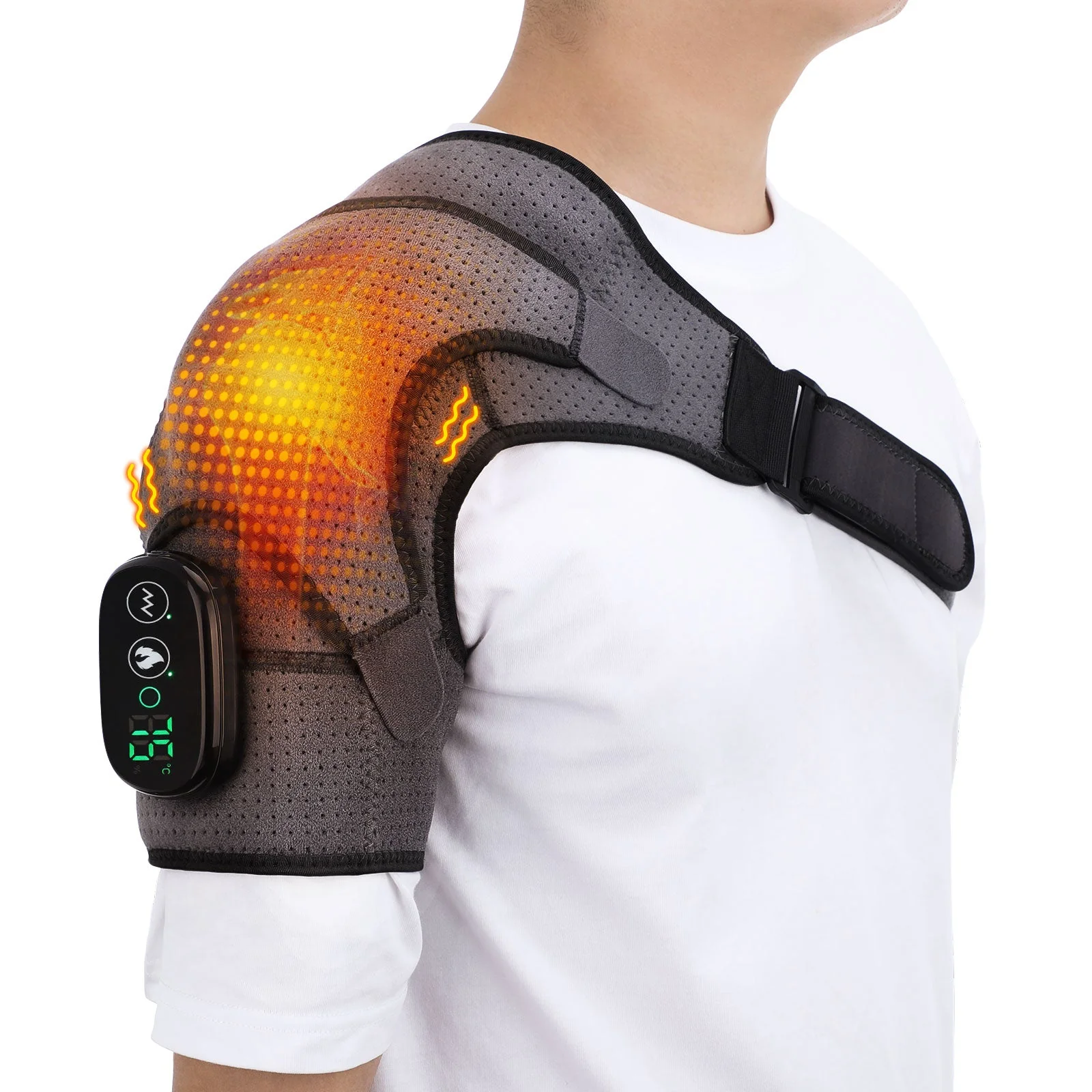 Electric Heated Shoulder Massager - Image 2