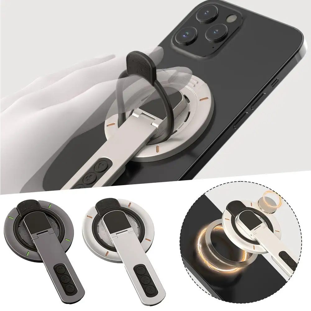 Magnetic Flip Grip Ring Phone Stand Gadget - Image 2