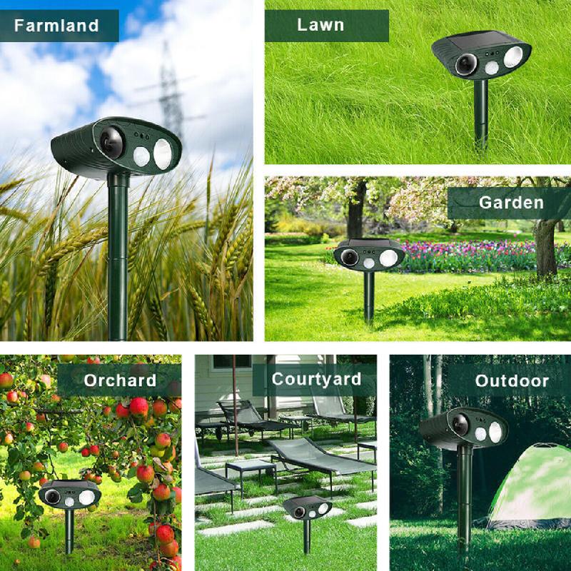 Solar Powered Ultrasonic Animal Repeller - Image 2