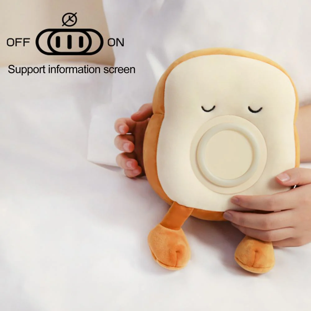 Cute Sleeping Toast Alarm Clock - Image 3