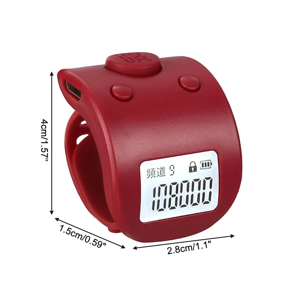 Mini Finger Digital Rechargeable Tally Counter - Image 2