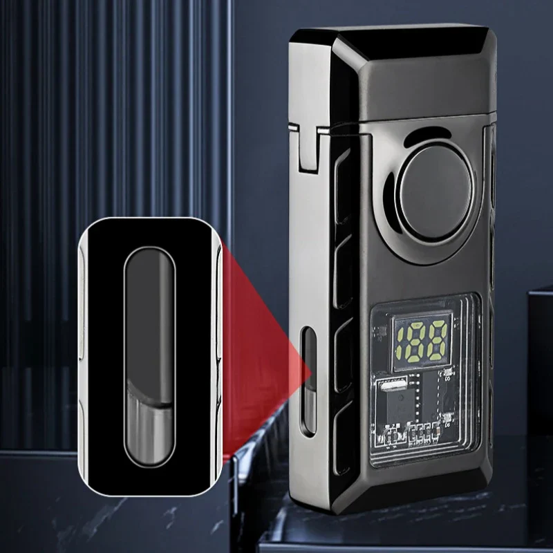 Voice Controlled USB Colorful Double Flame Lighter - Image 1