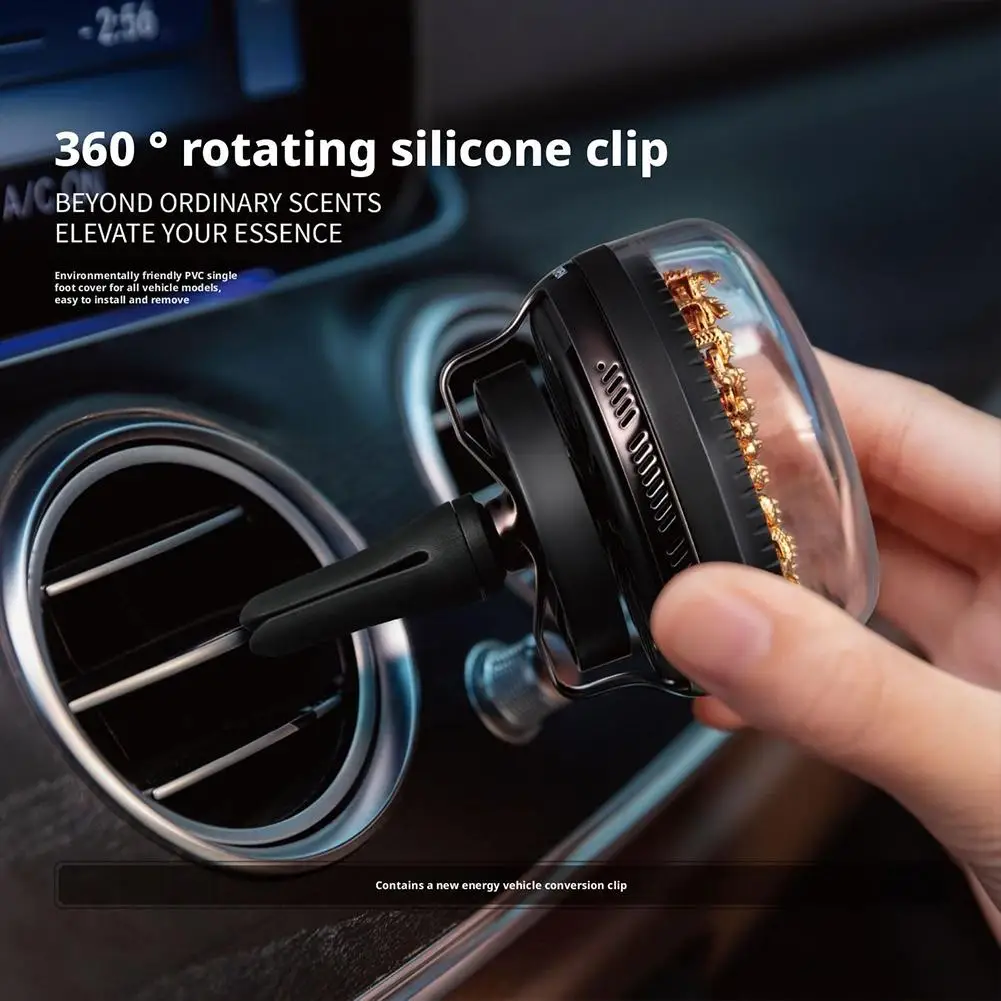 Elegant Dragon Wind Rotating Car Air Freshener - Image 2