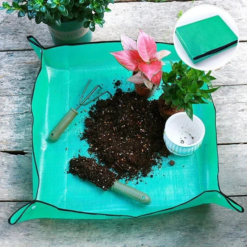 Gardening Soil Tray Reusable Portable Mat - Image 2