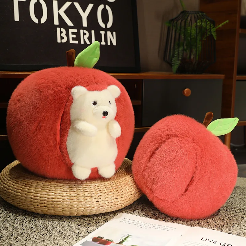 Apple House Hedgehog Hide and Seek Plush Toy - Image 1