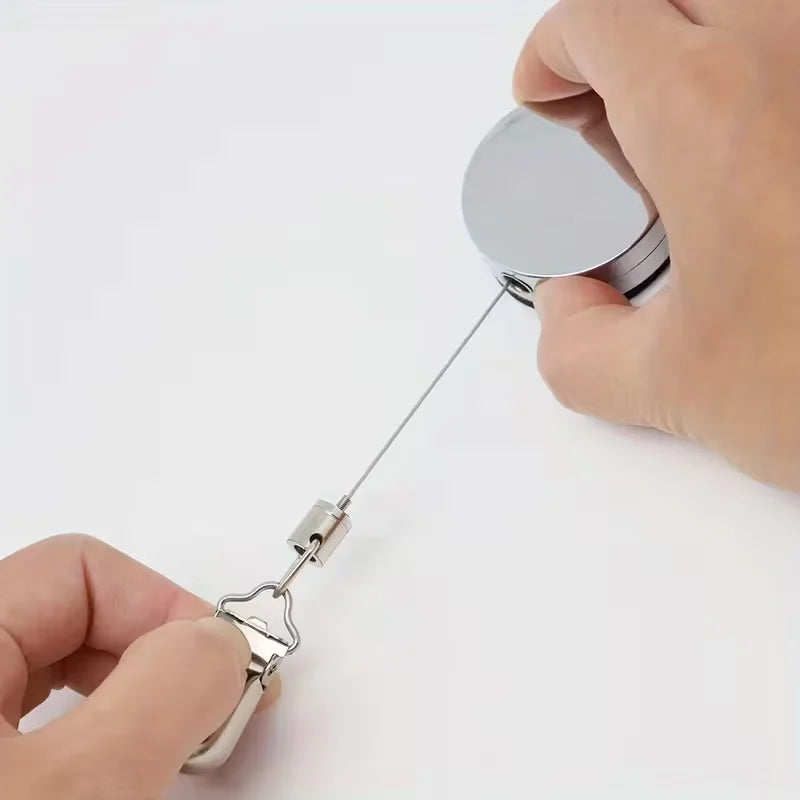 SnapBack Self-Retracting Bathroom Towel Hook - Image 3