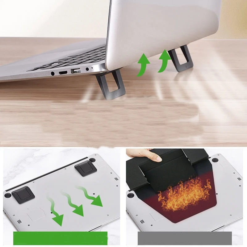 Mini Boost Foldable Invisible Laptop Riser Stand - Image 3