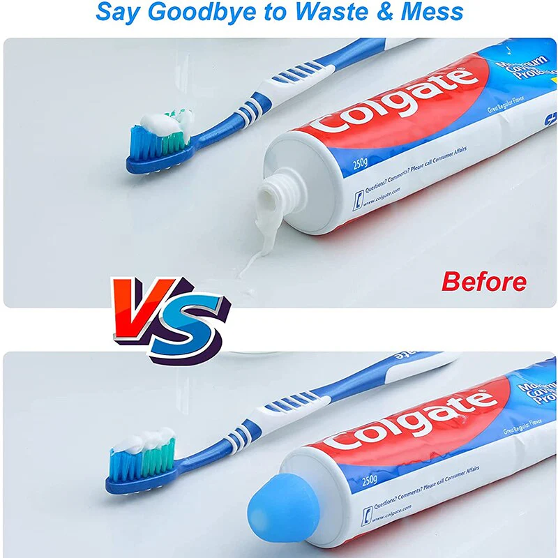 4pcs Anti-Waste Self-Closing Reusable Toothpaste Caps - Image 2