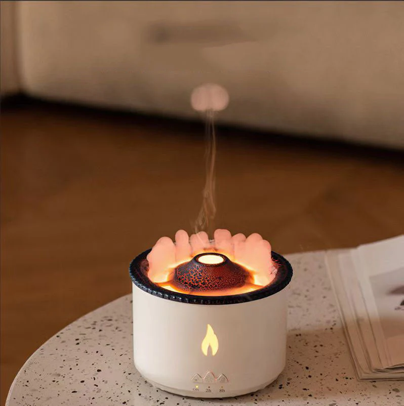 Volcanic Flame Air Humidifier Night Lamp - Image 1