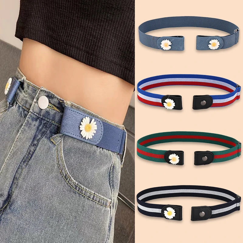 Chic Elastic Buckleless Women Elastic Belt - Image 2
