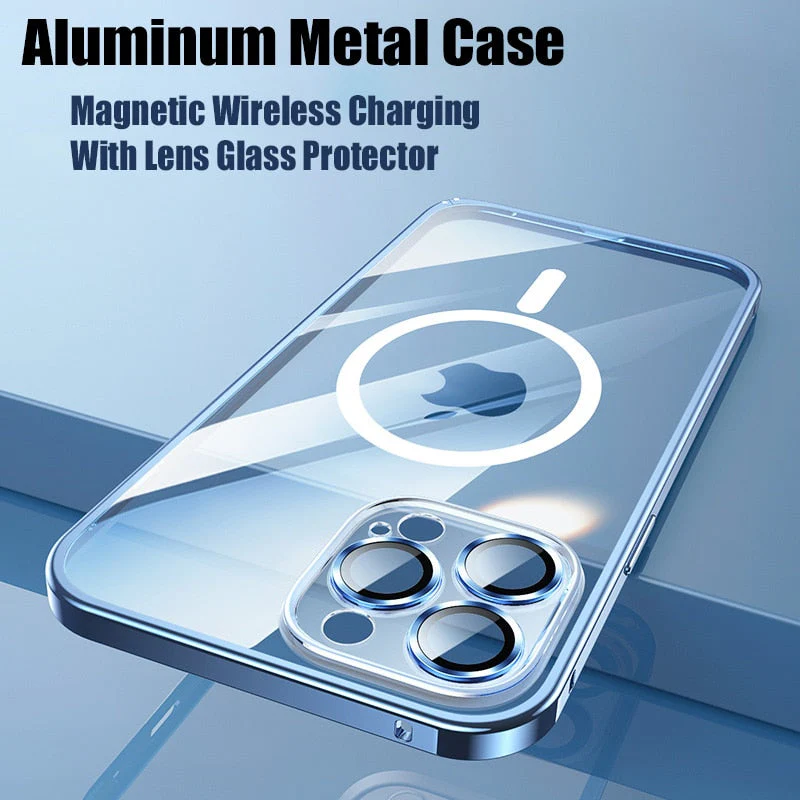 Metal Bumper Aluminum Magnetic Phone Case - Image 3