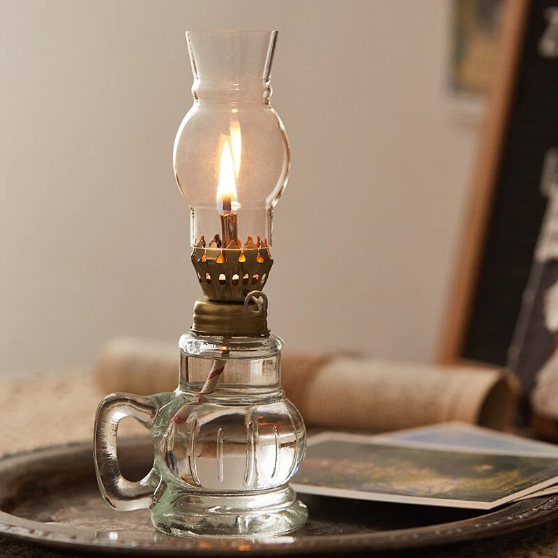 Vintage Kerosene Oil Lamp - Image 2