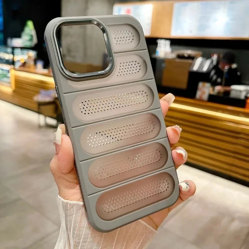 Heat Dissipation Protective Breathable Mesh Phone Case - Image 2