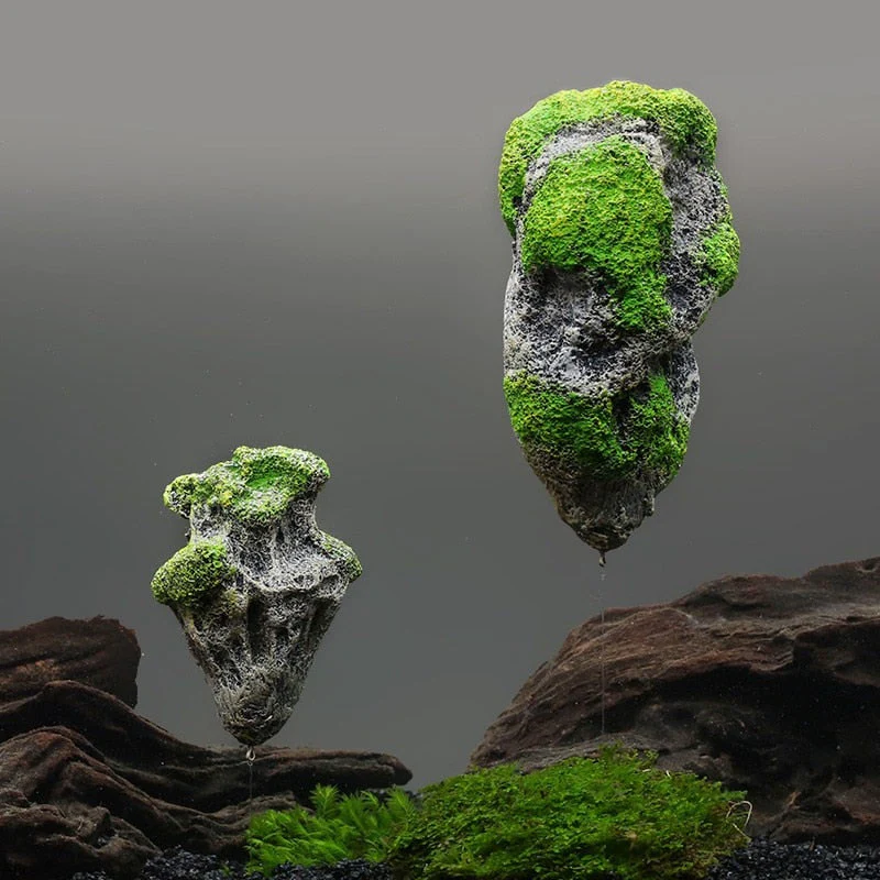 Sea Mountain Flying Rock Aquarium Decor - Image 1