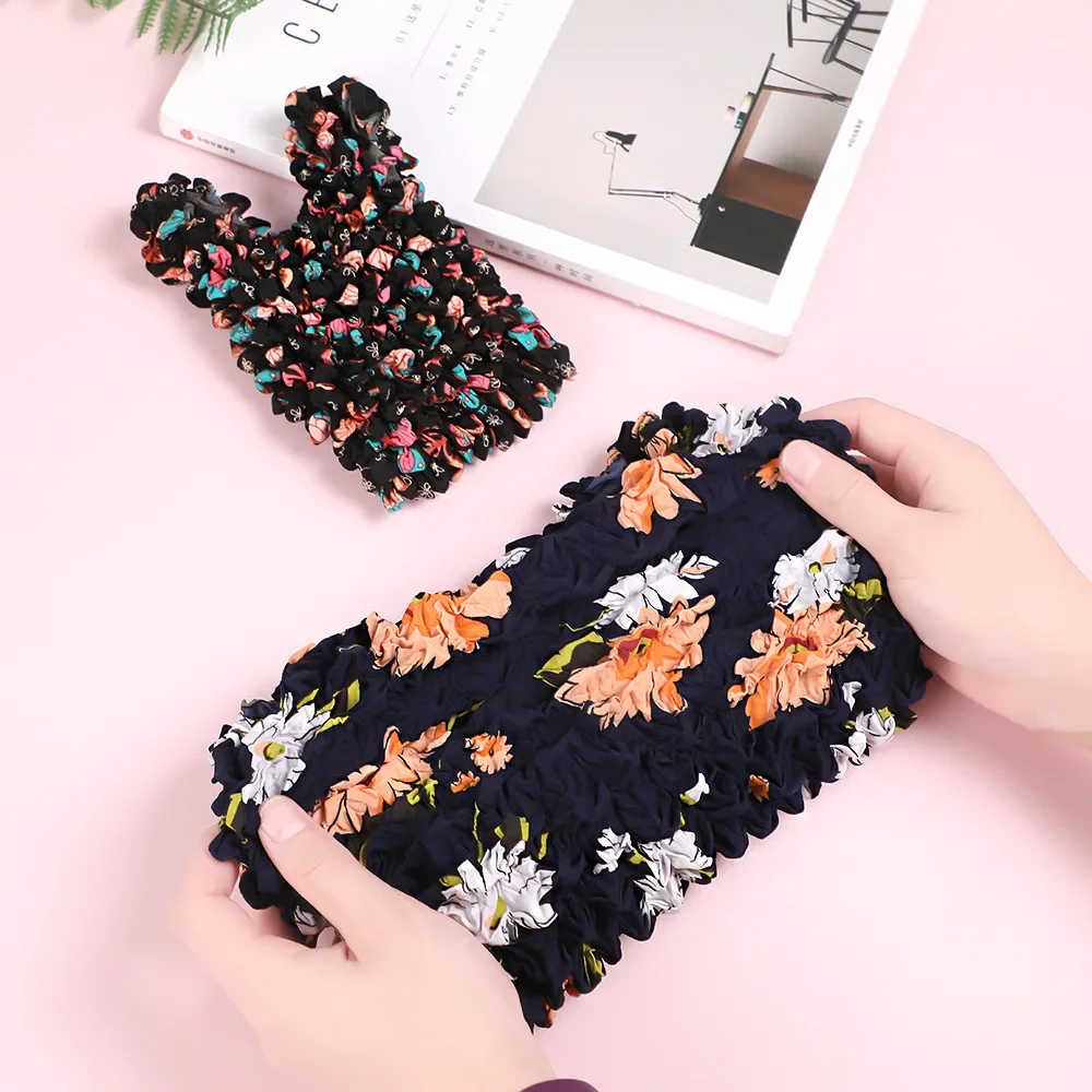 Floral Stretch Shopper Mini Elastic Bag - Image 2