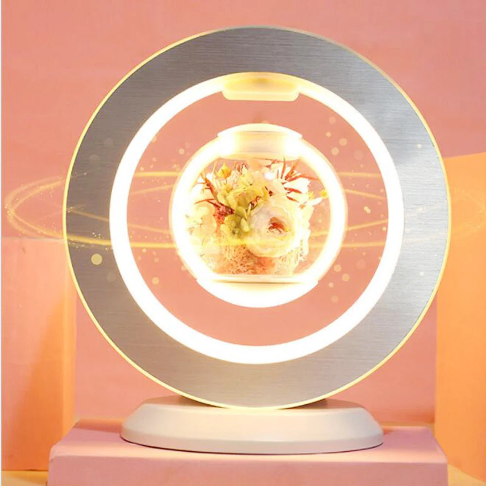 Magic Flower Magnetic Levitation Lamp - Image 1